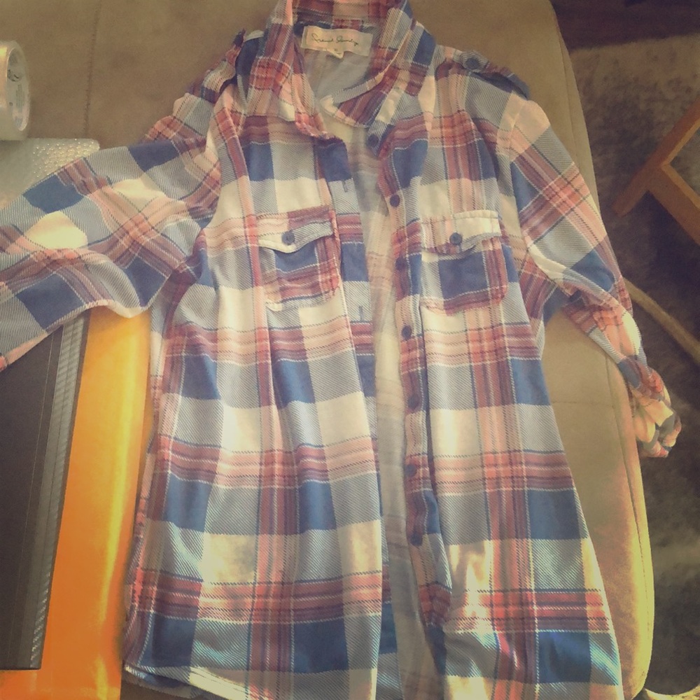 Women’s Plaid Shirt Sz XL